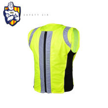 CE EN471 Yellow Reflective safety vest security and motor jacket with CE EN471 ANSI